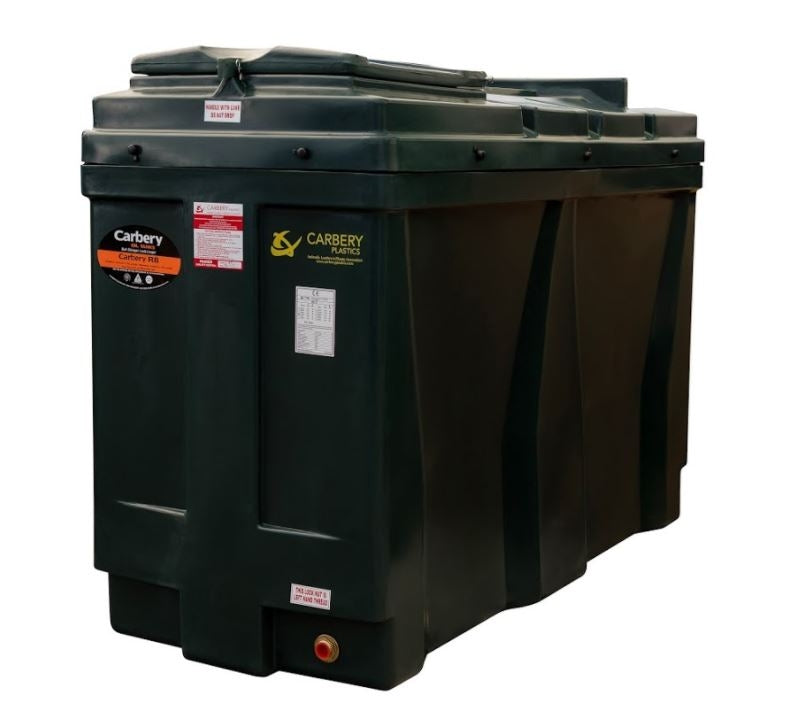 Carbery Rectangular 1100 litre Bunded Oil Tank