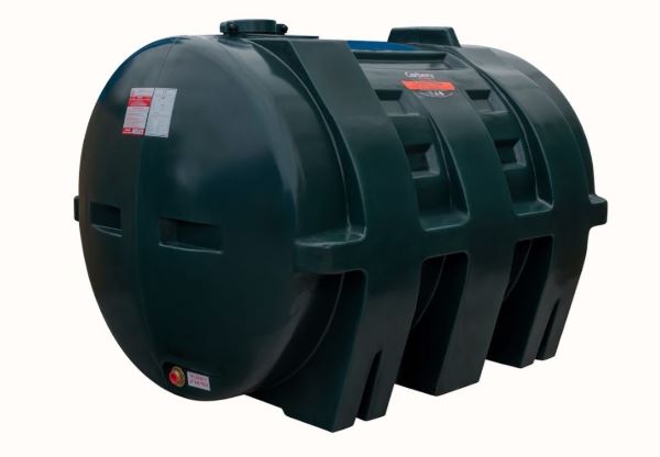 Carbery Horizontal Tank Green 1550 litres Single Skin