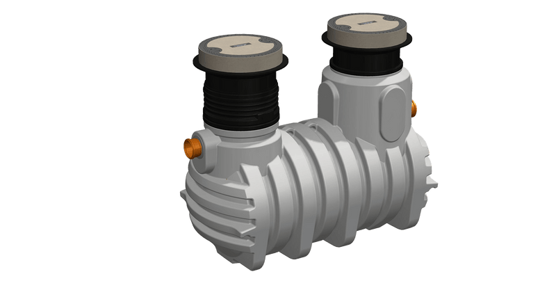 Graf GS10 Grease Trap Diamant 3350 litre - 1500 litre Sludge