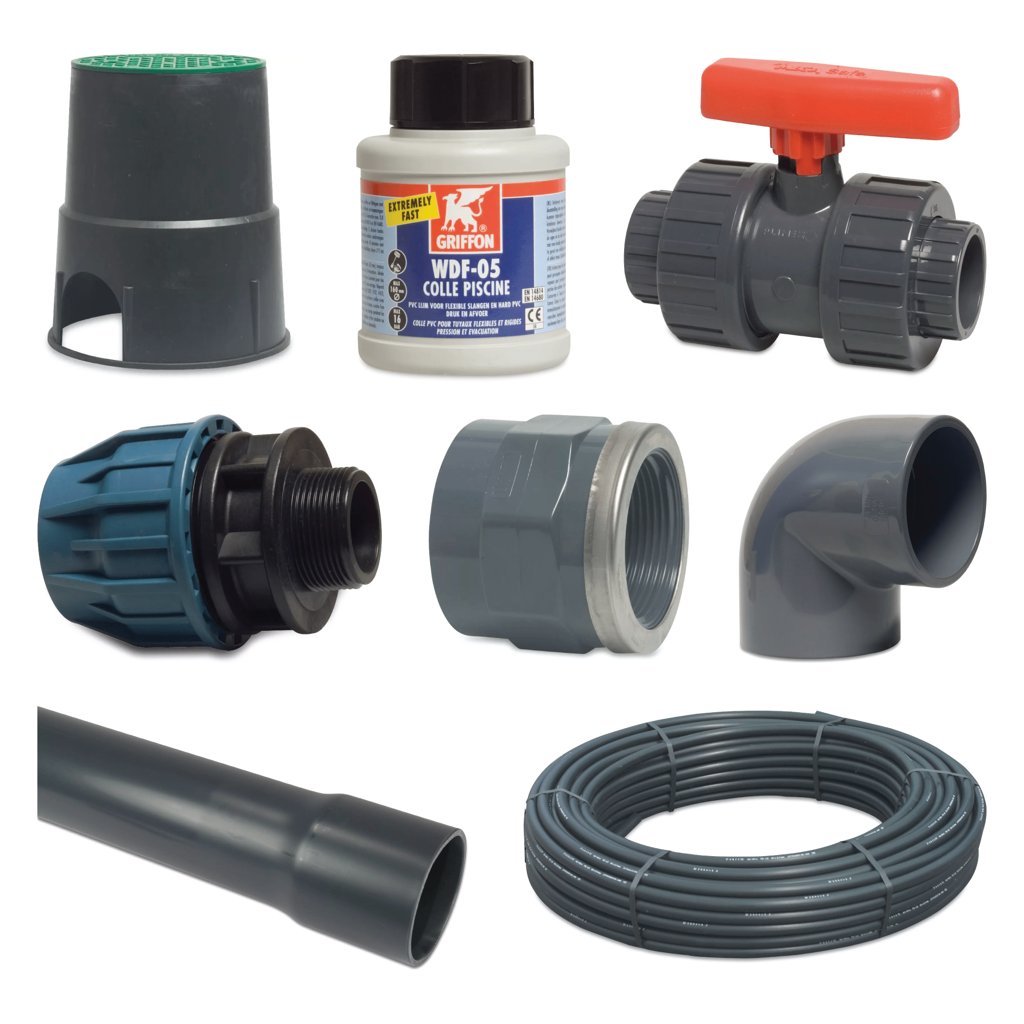 45m2 Low Pressure Network Pipe Kit