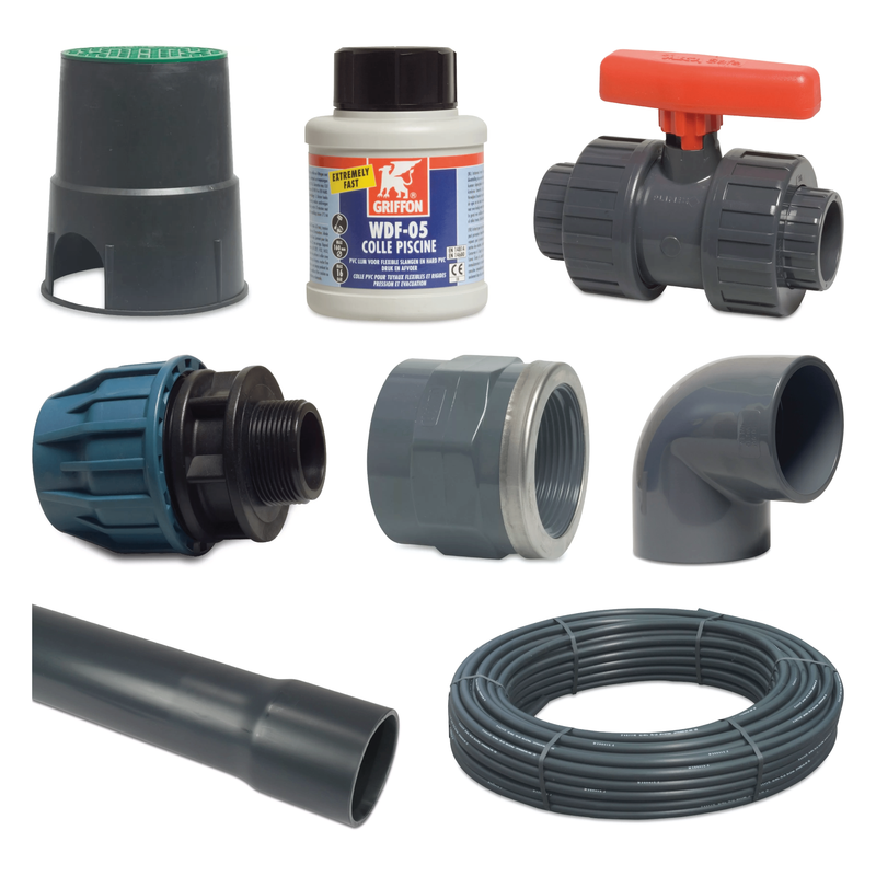 90m2 Low Pressure Network Pipe Kit