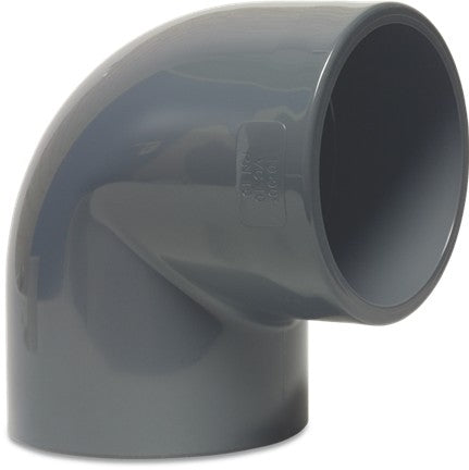 PVC 90 Deg Elbow Plain End