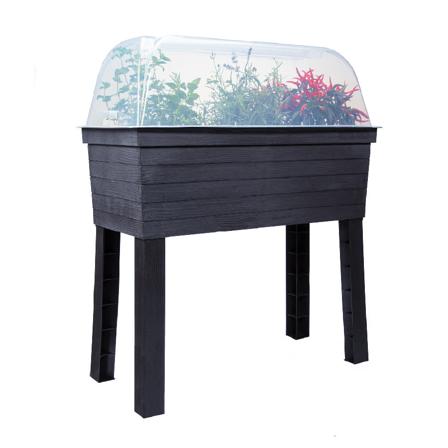 Garantia Urban Balcony Raised Bed with Cloche Cover